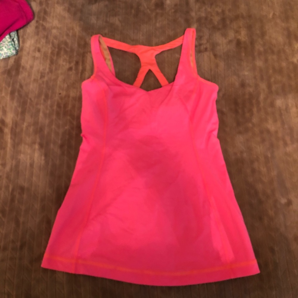Neon workout top